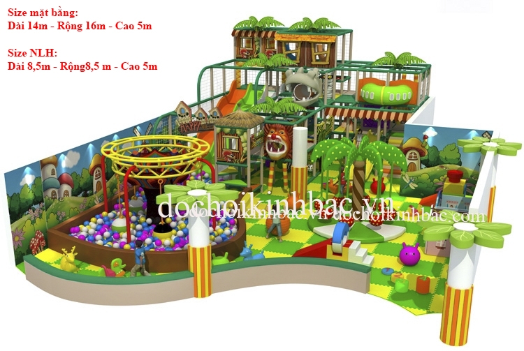 Khu vui chơi liên hoàn chủ đề lâu đài NLHD022