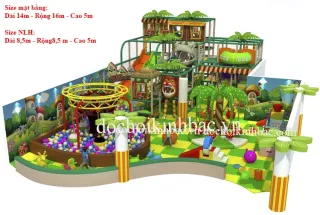 Khu vui chơi liên hoàn chủ đề lâu đài NLHD022
