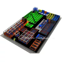 KHU VUI CHƠI NHÀO LỘN THỂ THAO TRAMPOLINE TPL002
