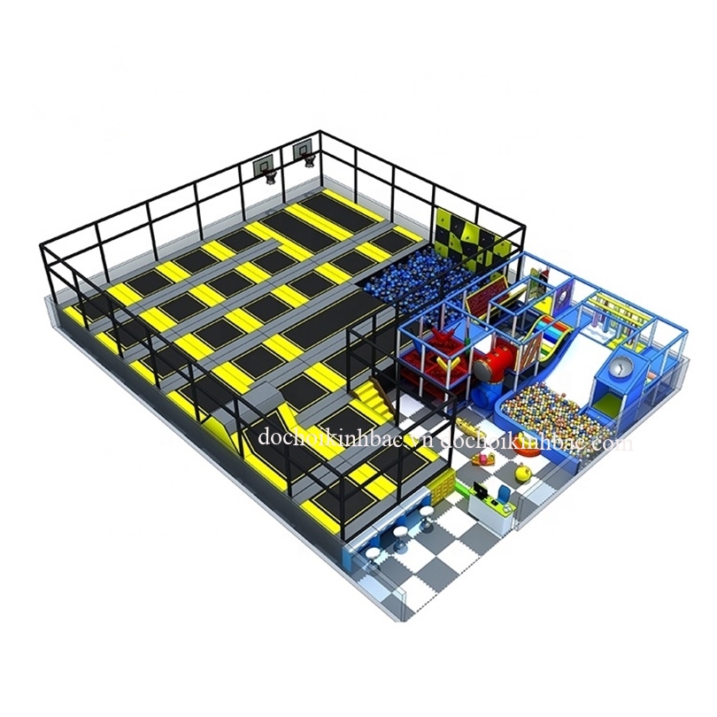 KHU VUI CHƠI NHÀO LỘN THỂ THAO TRAMPOLINE TPL003