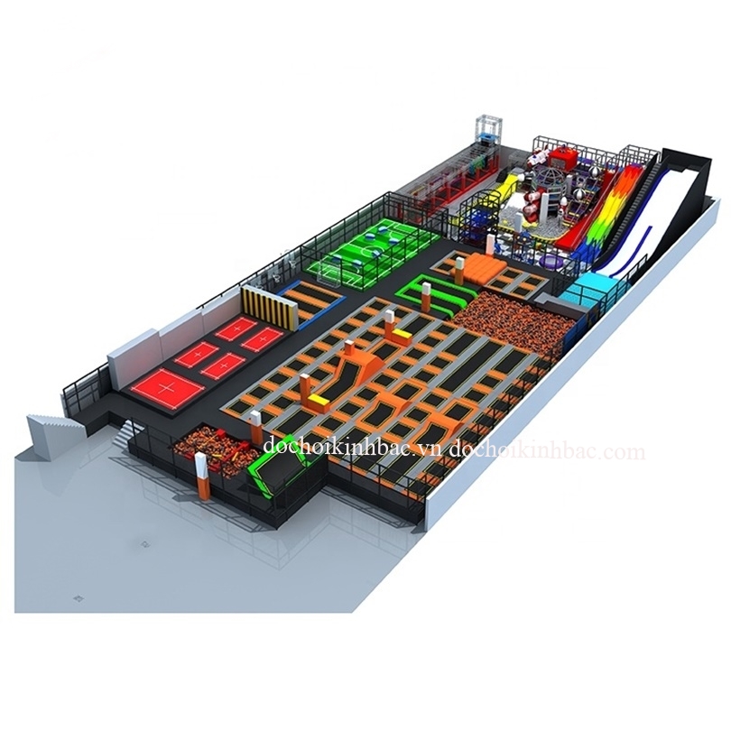 KHU VUI CHƠI NHÀO LỘN THỂ THAO TRAMPOLINE TPL007