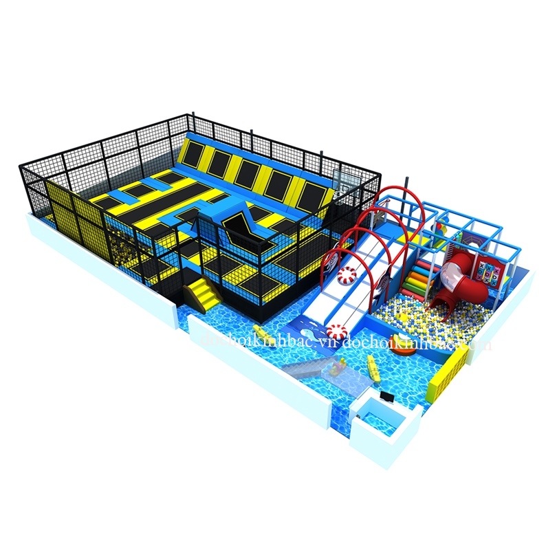 KHU VUI CHƠI NHÀO LỘN THỂ THAO TRAMPOLINE TPL008