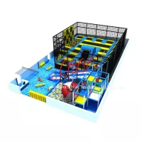 KHU VUI CHƠI NHÀO LỘN THỂ THAO TRAMPOLINE TPL008
