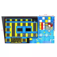 KHU VUI CHƠI NHÀO LỘN THỂ THAO TRAMPOLINE TPL008
