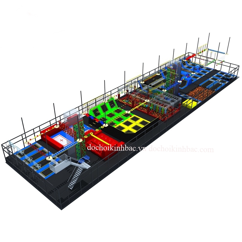 KHU VUI CHƠI NHÀO LỘN THỂ THAO TRAMPOLINE TPL011