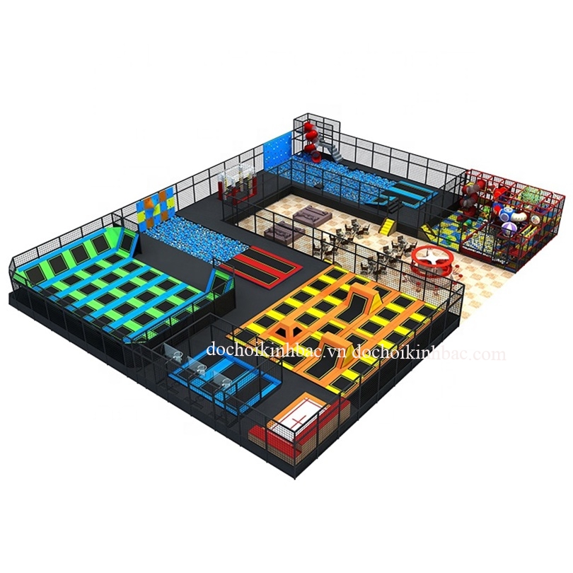 KHU VUI CHƠI NHÀO LỘN THỂ THAO TRAMPOLINE TPL014