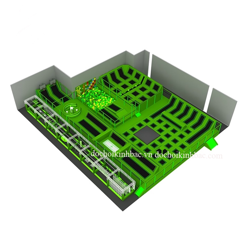 KHU VUI CHƠI NHÀO LỘN THỂ THAO TRAMPOLINE TPL016