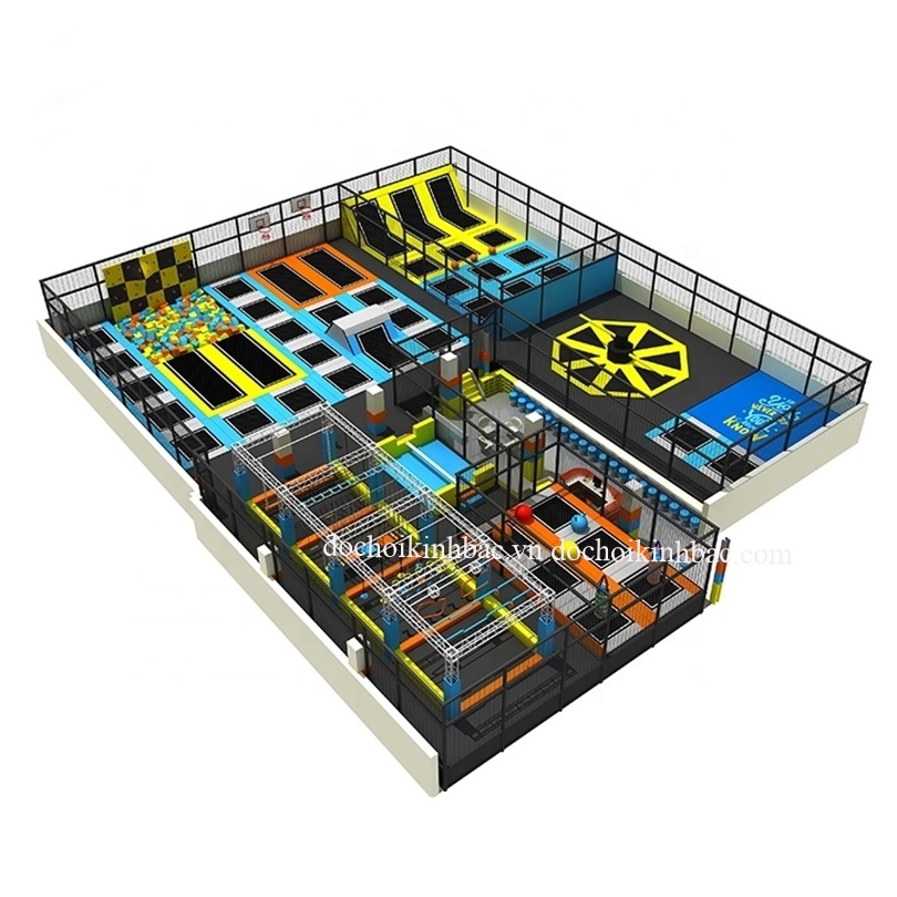 KHU VUI CHƠI NHÀO LỘN THỂ THAO TRAMPOLINE TPL018