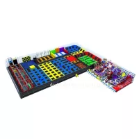 KHU VUI CHƠI NHÀO LỘN THỂ THAO TRAMPOLINE TPL019