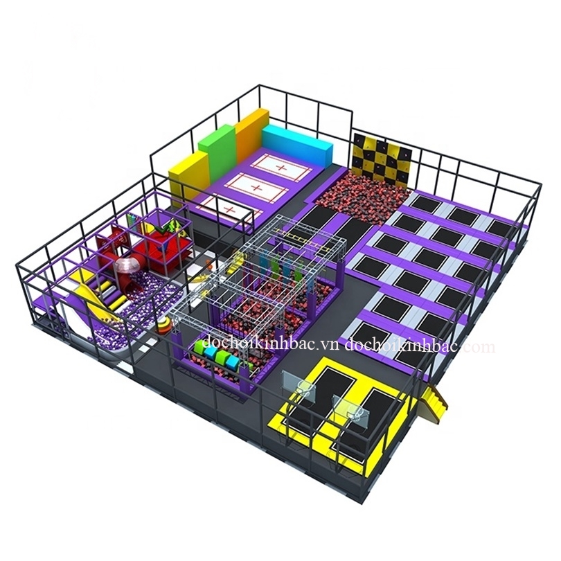 KHU VUI CHƠI NHÀO LỘN THỂ THAO TRAMPOLINE TPL023