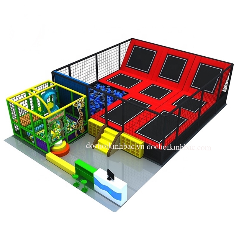KHU VUI CHƠI NHÀO LỘN THỂ THAO TRAMPOLINE TPL027