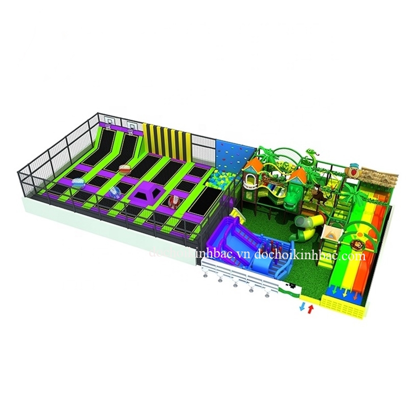 KHU VUI CHƠI NHÀO LỘN THỂ THAO TRAMPOLINE TPL028