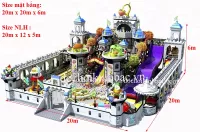 Khu vui chơi liên hoàn chủ đề lâu đài NLHD031