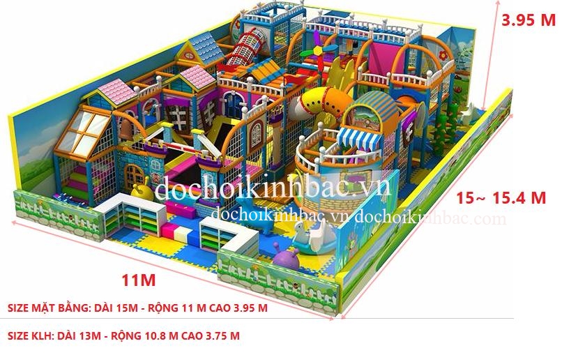 Khu vui chơi liên hoàn chủ đề lâu đài NLHD034