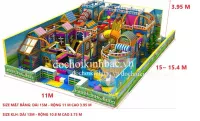 Khu vui chơi liên hoàn chủ đề lâu đài NLHD034