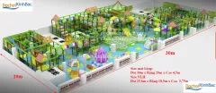 Khu vui chơi liên hoàn chủ đề rừng NLHR030