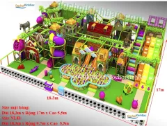 Khu vui chơi liên hoàn chủ đề rừng NLHR028