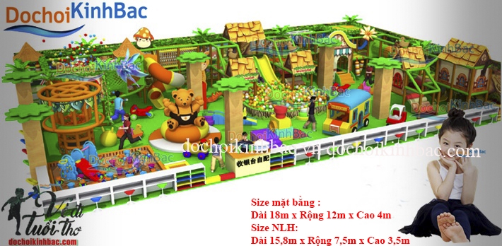 Khu vui chơi liên hoàn chủ đề rừng NLHR020