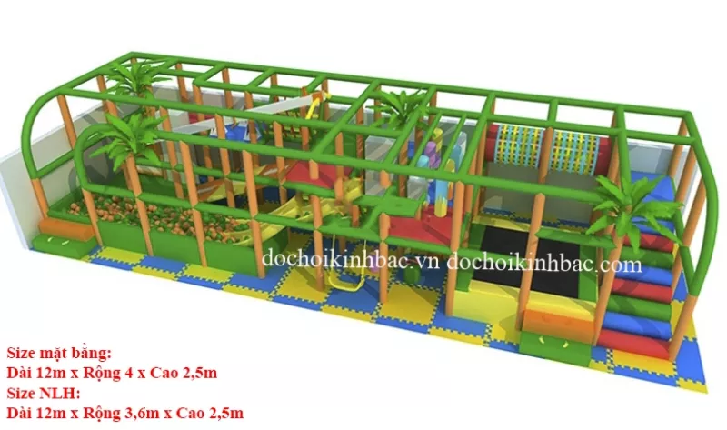 Khu vui chơi liên hoàn chủ đề rừng NLHR012