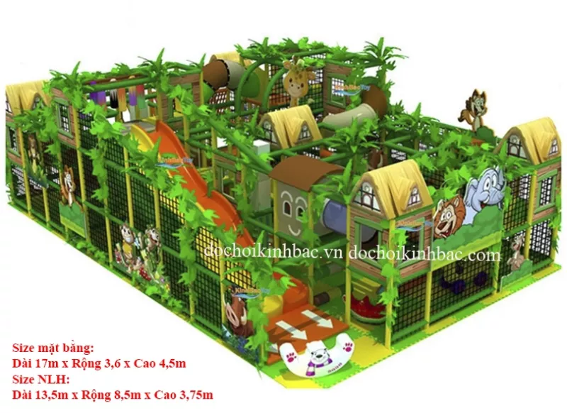 Khu vui chơi liên hoàn chủ đề rừng NLHR013