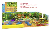 Khu vui chơi liên hoàn chủ đề rừng NLHR014