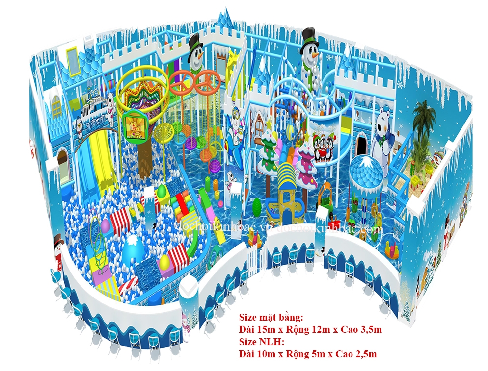 Khu vui chơi liên hoàn chủ đề tuyết NLHT056