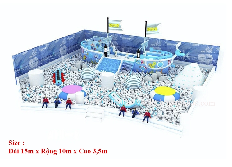 Khu vui chơi liên hoàn chủ đề tuyết NLHT044