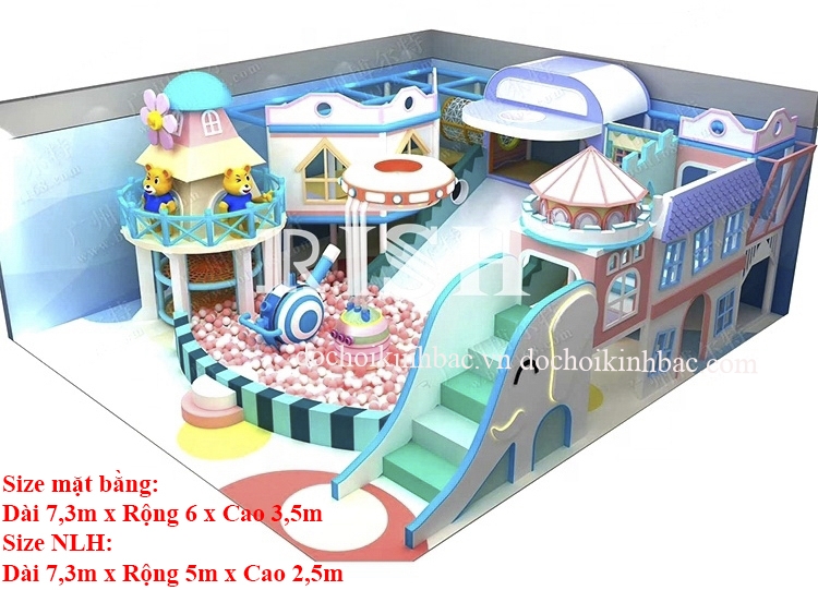 Khu vui chơi liên hoàn chủ đề tuyết NLHT038