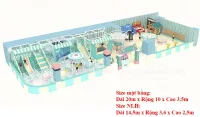 Khu vui chơi liên hoàn chủ đề tuyết NLHT034