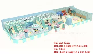 Khu vui chơi liên hoàn chủ đề tuyết NLHT034