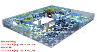 Khu vui chơi liên hoàn chủ đề tuyết NLHT009
