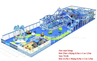 Khu vui chơi liên hoàn chủ đề tuyết NLHT005