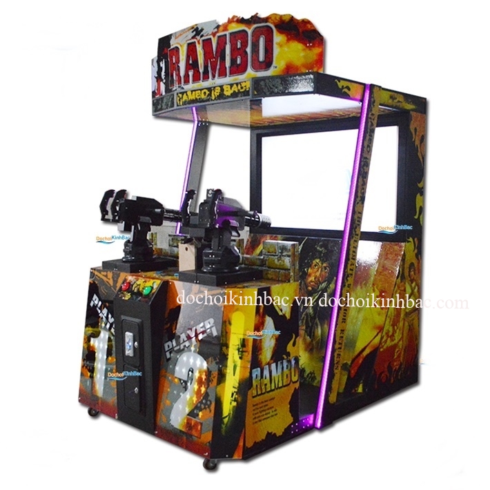 MÁY GAME THÙNG BẮN SÚNG RAMBO Ver.2 BS004