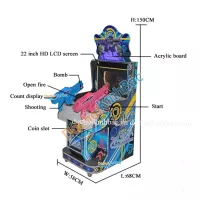 MÁY GAME BẮN SÚNG MINI NGƯỜI NGOÀI HÀNH TINH MSB001