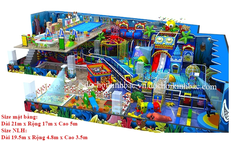 Khu vui chơi liên hoàn chủ đề biển NLHO014