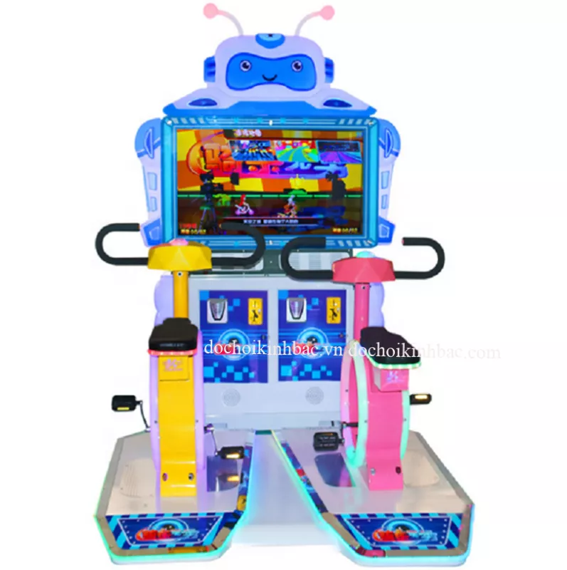 MÁY GAME ĐẠP XE TRẺ EM 2 NGƯỜI CHƠI MGGT011