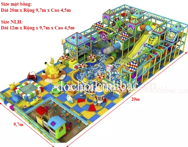 Khu vui chơi liên hoàn 3 - 4 tầng NLHC042