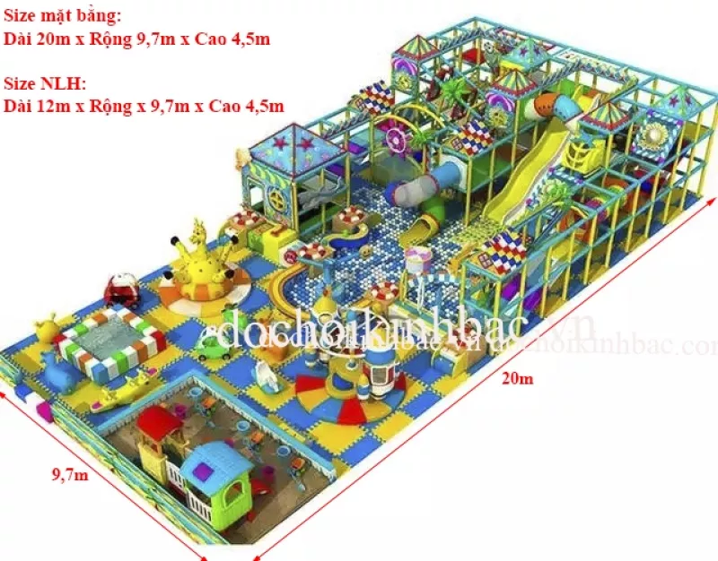 Khu vui chơi liên hoàn 3 - 4 tầng NLHC042
