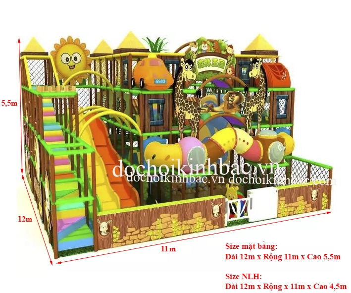 Khu vui chơi liên hoàn 3 - 4 tầng NLHC041