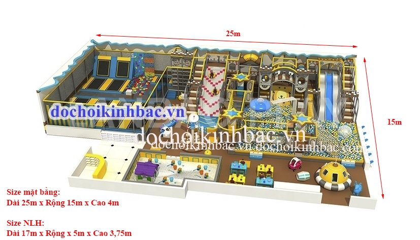 Khu vui chơi liên hoàn 3 - 4 tầng NLHC040