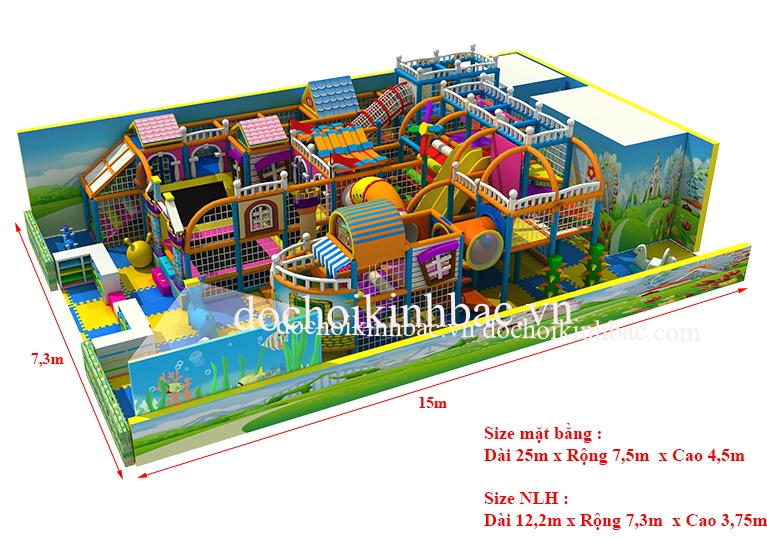 Khu vui chơi liên hoàn 3 - 4 tầng NLHC036