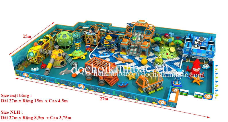 Khu vui chơi liên hoàn 3 - 4 tầng NLHC032