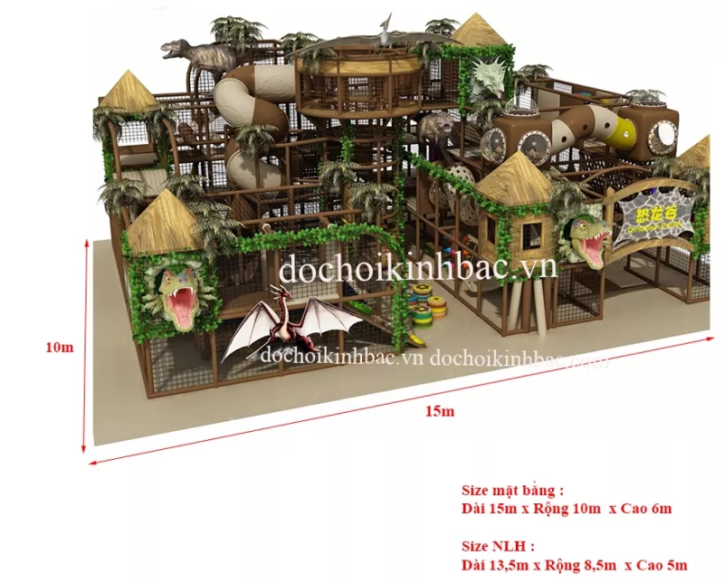 Khu vui chơi liên hoàn 3 - 4 tầng NLHC030