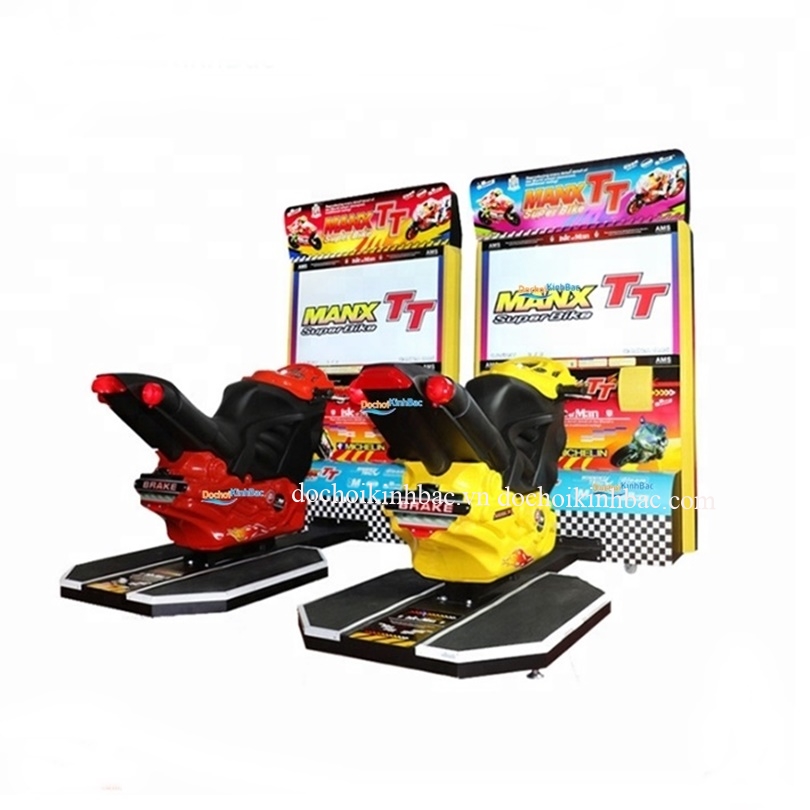 Máy game thùng đua xe máy 2 người Manx TT 32 inch dx01