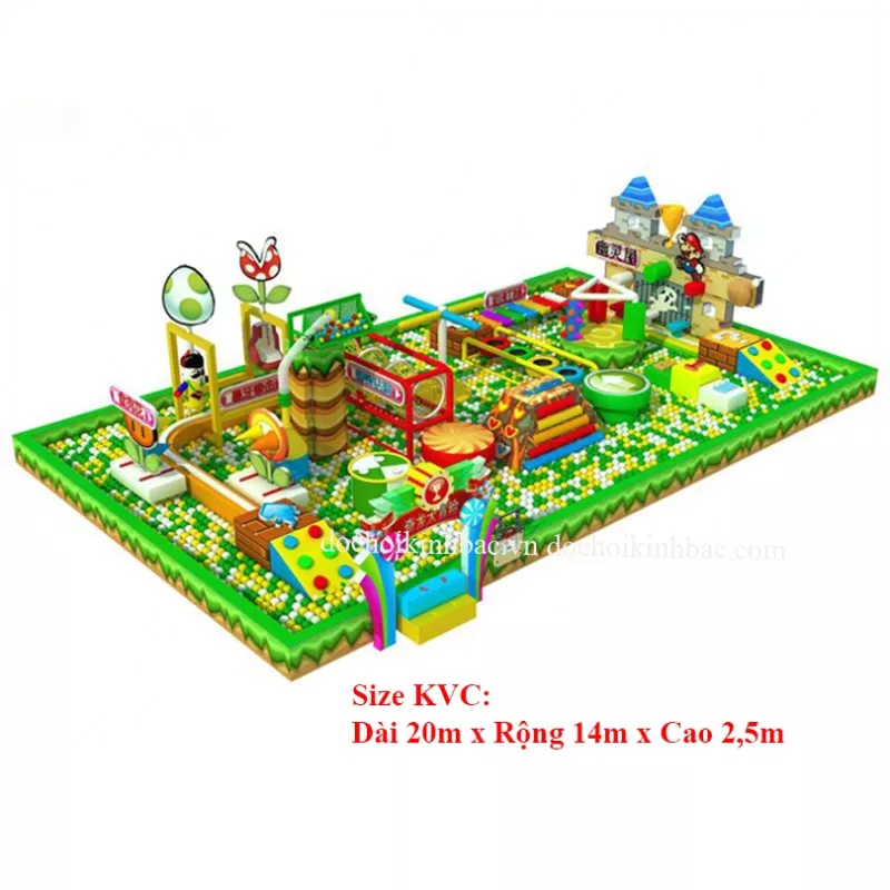 Khu liên hoàn nhà bóng rộng lớn NLHB010