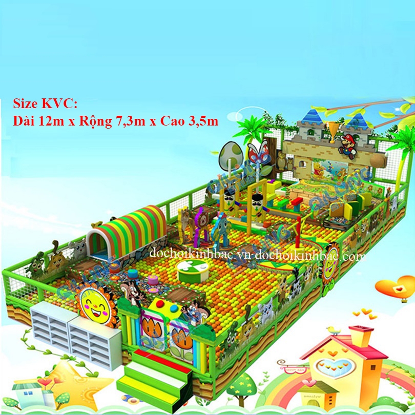 Khu liên hoàn nhà bóng rộng lớn NLHB003