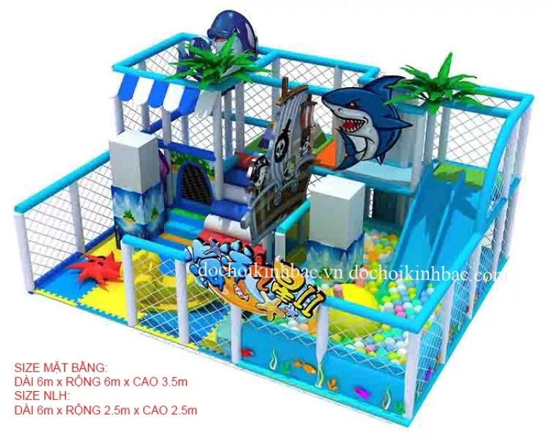 Khu vui chơi liên hoàn mầm non LHTH015