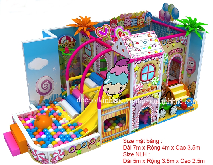 Khu Vui Chơi Liên hoàn diện tích 5-25 m2 LHSA010