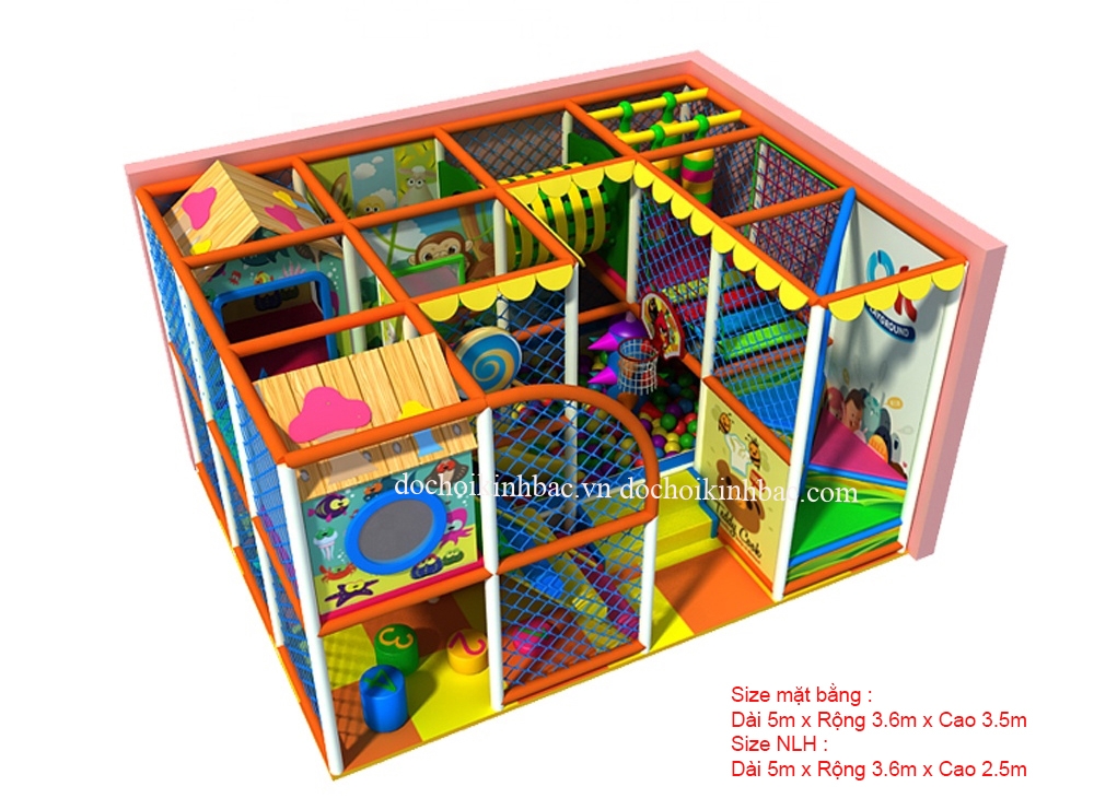 Khu Vui Chơi Liên hoàn diện tích 5-25 m2 LHSA014