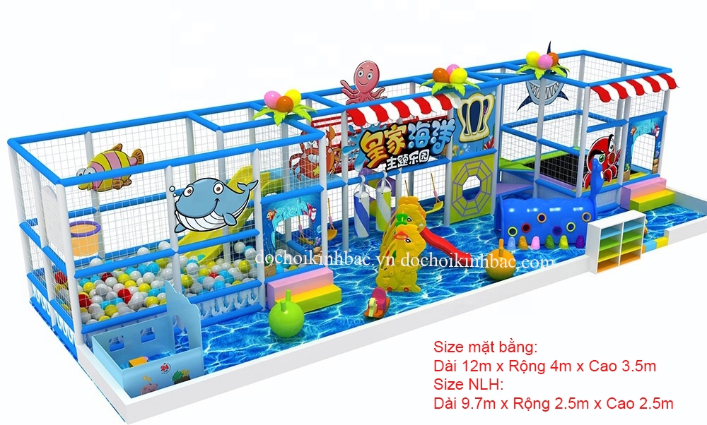 Khu Vui Chơi Liên hoàn diện tích 25-50 m2 LHSB004